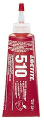 Loctite - 50ml 510 Gasket Eliminator Flange Sealant - -65 to 400°F, Red, Comes in Tube - A1 Tooling