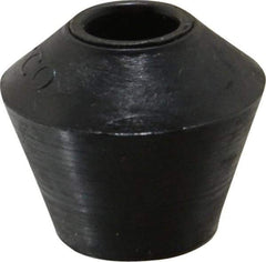 De-Sta-Co - 0.79" Max Diam, 5/16-18 Thread, Polyurethane, Screw On, Flat Tip, Clamp Spindle Assembly Replacement Cap - For 5/16" Diam Standard Spindle, 0.69" OAL, 1/2" Surface Diam, 1/2" Hole Depth - A1 Tooling