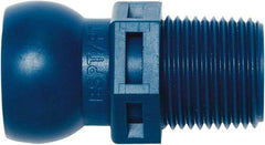 Loc-Line - 1/2" Hose ID, Male to Female Coolant Hose Connector - 3/8" BSPT, For Loc-Line Modular Hose Systems - A1 Tooling