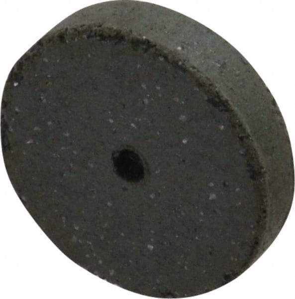 Cratex - 5/8" Diam x 1/16" Hole x 1/8" Thick, Surface Grinding Wheel - Silicon Carbide, Coarse Grade, 25,000 Max RPM, Rubber Bond, No Recess - A1 Tooling