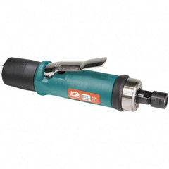 Dynabrade - 1/4" Collet, Straight Handle, Air Straight Die Grinder - 18,000 RPM, Rear Exhaust, 33 CFM, 0.7 hp, 90 psi, 1/4 NPT Inlet - A1 Tooling