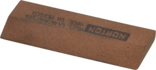 Norton - 2-1/4" Long x 7/8" Diam x 3/16" Thick, Aluminum Oxide Sharpening Stone - Round, Medium Grade - A1 Tooling