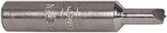 Norton - 0.032" Max Concave Radius Single Point Diamond Dresser - 2" Long x 3/8" Shank Diam - A1 Tooling