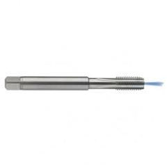 M10x1.0 6H 4-Flute Carbide Semi-Bottoming 15 degree Spiral Flute Tap-Bright - A1 Tooling