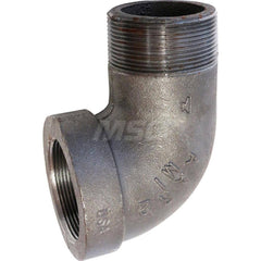 Black 90 ° Street Elbow: 1/2″, 300 psi, Threaded Malleable Iron, Galvanized Finish, Class 300