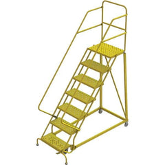 TRI-ARC - Rolling & Wall Mounted Ladders & Platforms Type: Stairway Slope Ladder Style: Forward Descent 50 Degree Incline - A1 Tooling