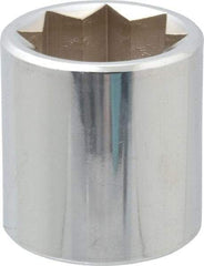 Proto - 1", 1/2" Drive, Standard Hand Socket - 8 Points, 1-3/4" OAL, Alloy Steel, Chrome Finish - A1 Tooling