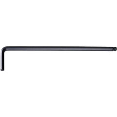 Hex Keys; End Type: Ball; Hex; Hex Size (Decimal Inch): 0.1600; Handle Type: L-Handle; Arm Style: Long; Short; Arm Length: 6.2205 in; Overall Length (Inch): 0; Overall Length (mm): 158.0000; Handle Color: Black; Overall Length Range: 6″ - 8.9″; Blade Leng