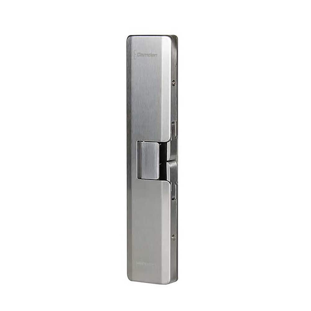 Electric Strikes; Product Type: Electric Strike; Length (Inch): 9.00; Power Type: VDC; Strike Material: Stainless Steel; Door Frame Material: Hollow Metal & Wood; Voltage: 12/24VDC; For Use With: Rim Exit Devices; Material: Stainless Steel; Type of Power: