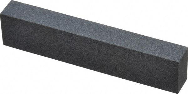 Norton - 3-1/2" Long x 3/4" Wide x 1/2" Thick, Silicon Carbide Sharpening Stone - Rectangle, Medium Grade - A1 Tooling