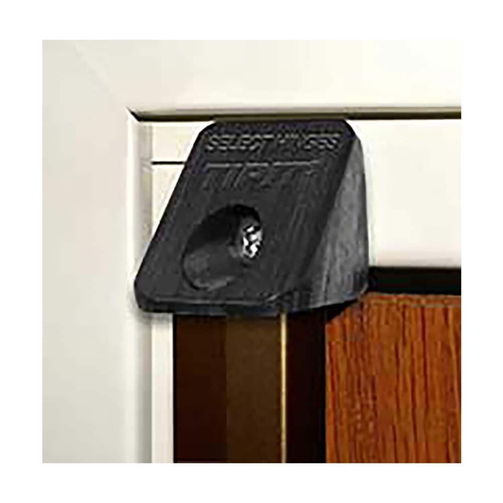 Hinge Hardware; Type: Ligature Hinge Tips; Size/Diameter: #9; Length (Inch): 1; Material: Black Polymer; For Use With: Most concealed hinges