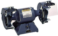 Baldor - 7" Wheel Diam x 1" Wheel Width, 1/2 hp Buffer - 5/8" Arbor Hole Diam, 1 Phase, 3,600 Max RPM, 115 Volts - A1 Tooling