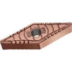 Turning Insert:  VNMG331-FP5 WEP10C,  Cermet TiCN & TiAlN Finish,  Neutral,  0.6540″ Long,  3/8″ Inscribed Circle,  0.0160″ Corner Radius,  35.00 &deg N/A Diamond,  Series  VNMG-FP5