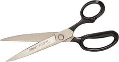 Wiss - 2-7/8" LOC, 7" OAL Nickel Plated Inlaid Scissors - Ambidextrous, Steel Straight Handle, For General Purpose Use - A1 Tooling