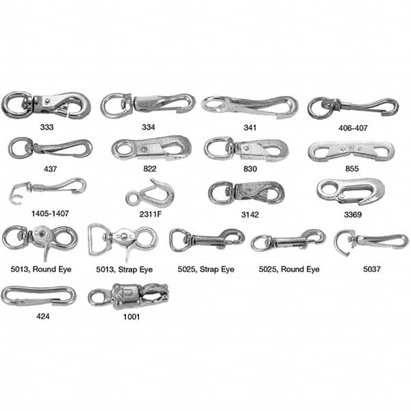 Campbell - 2-7/8" Long Bolt Snap - Nickel Plated with 5/16" Snap Opening - A1 Tooling