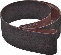 Norton - 2-1/2" Wide x 48" OAL, 36 Grit, Aluminum Oxide Abrasive Belt - Aluminum Oxide, Very Coarse, Coated, X Weighted Cloth Backing, Series R228 - A1 Tooling