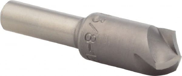 M.A. Ford - 3/8" Head Diam, 1/4" Shank Diam, 3 Flute 120° High Speed Steel Countersink - A1 Tooling