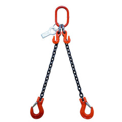 Slings & Tiedowns (Load-Rated); Sling Type: Chain; Length (Feet): 12; Vertical Capacity (Lb.): 39100; Choker Capacity (Lb.): 32000; Width (Inch): 0; Basket Capacity (Lb.): 22600; Eye Type: Large Eye; Chain Sling Type: DOS; Sling Material: Steel; Sling Wid