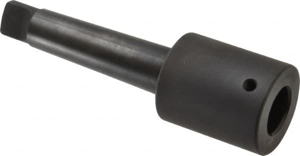 Collis Tool - 3/4 Inch Tap, 1.38 Inch Tap Entry Depth, MT3 Taper Shank, Standard Tapping Driver - 2-5/16 Inch Projection, 1-3/4 Inch Nose Diameter, 29/32 Inch Tap Shank Diameter, 0.679 Inch Tap Shank Square - Exact Industrial Supply