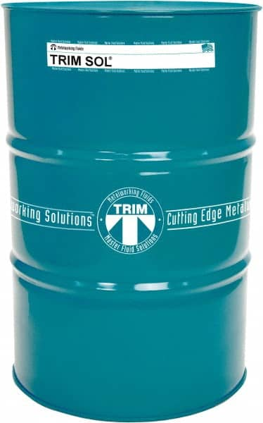 Master Fluid Solutions - Trim SOL, 54 Gal Drum Emulsion Fluid - Water Soluble, For Cutting, Drilling, Tapping, Reaming - A1 Tooling