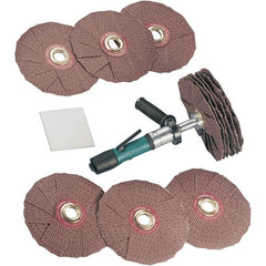 Dynabrade - 0.4 hp, 200-950 RPM Finishing Sander - 22 CFM Air Consumption, 6.21 bar Air Pressure, 1/4 NPT Inlet - A1 Tooling