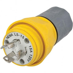 Hubbell Wiring Device-Kellems - 125V 15A NEMA L5-15P Industrial Twist Lock Plug - A1 Tooling