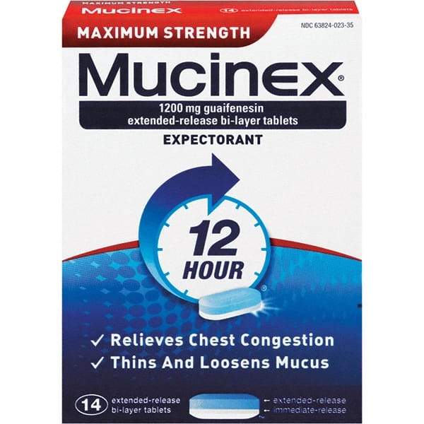 Mucinex - Medi-First Pain Relief Tablets - Cold & Allergy Relief - A1 Tooling