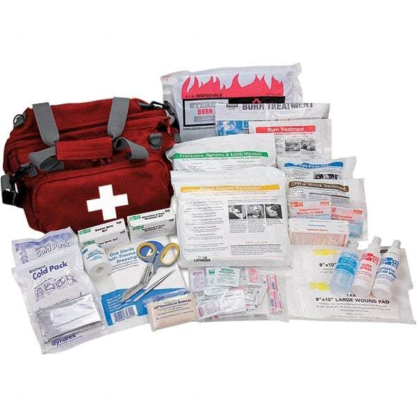 Pac-Kit - 112 Piece, 2 Person, Multipurpose/Auto/Travel First Aid Kit - 14-1/2" Wide x 10" Deep x 10-1/2" High, Nylon Bag - A1 Tooling