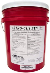 Monroe Fluid Technology - Astro-Cut SYN, 5 Gal Pail Cutting & Grinding Fluid - Synthetic, For Drilling, Machining, Milling, Turning - A1 Tooling