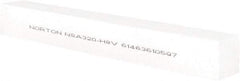 Norton - 320 Grit Aluminum Oxide Square Dressing Stick - 8 x 1 x 1, Extra Fine Grade, Vitrified Bond - A1 Tooling