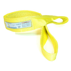 Slings & Tiedowns (Load-Rated); Sling Type: Eye & Eye; Length (Feet): 3; Vertical Capacity (Lb.): 11500; Choker Capacity (Lb.): 9200; Width (Inch): 4; Basket Capacity (Lb.): 23000; Eye Type: Flat Eye; Sling Material: Nylon; Sling Width: 4 in; Eye Length: