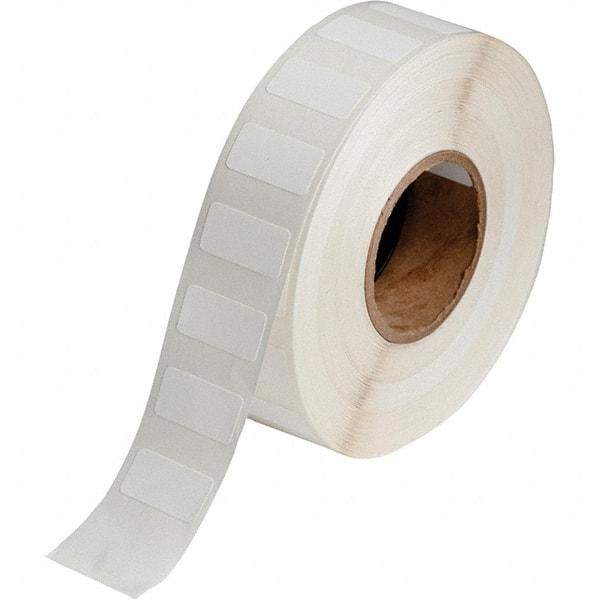 Brady - 1" Wide x 1/2" Long, White Polypropylene Inkjet Label - For BradyJet J2000 - A1 Tooling