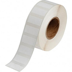 Brady - 0.6" Wide x 1-19/64" Long, White Polypropylene Inkjet Label - For BradyJet J2000 - A1 Tooling