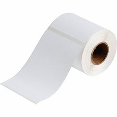 Brady - 6.1" Wide x 4-1/8" Long, White Polyester Inkjet Label - For BradyJet J2000 - A1 Tooling