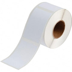 Brady - 3.35" Wide x 2-11/64" Long, White Polyester Inkjet Label - For BradyJet J2000 - A1 Tooling