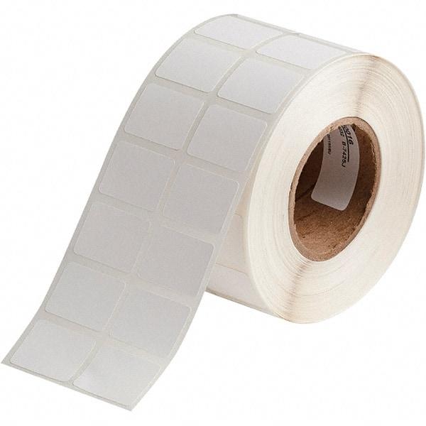 Brady - 3/4" Wide x 1" Long, White Polypropylene Inkjet Label - For BradyJet J2000 - A1 Tooling