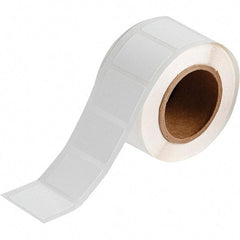 Brady - 1" Wide x 1-1/2" Long, White Polypropylene Inkjet Label - For BradyJet J2000 - A1 Tooling