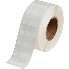 Brady - 3/8" Wide x 1" Long, White Polypropylene Inkjet Label - For BradyJet J2000 - A1 Tooling