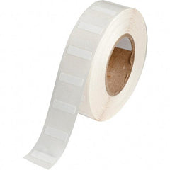 Brady - 1/4" Wide x 53/64" Long, White Polypropylene Inkjet Label - For BradyJet J2000 - A1 Tooling