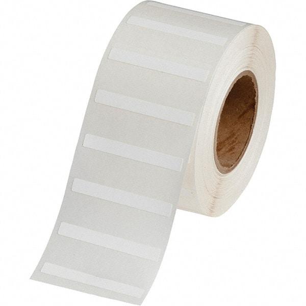 Brady - 1/4" Wide x 2" Long, White Polypropylene Inkjet Label - For BradyJet J2000 - A1 Tooling