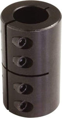 Climax Metal Products - 1-3/8" Inside x 2-1/4" Outside Diam, One Piece Split Clamping Collar - 3-1/2" Long - A1 Tooling