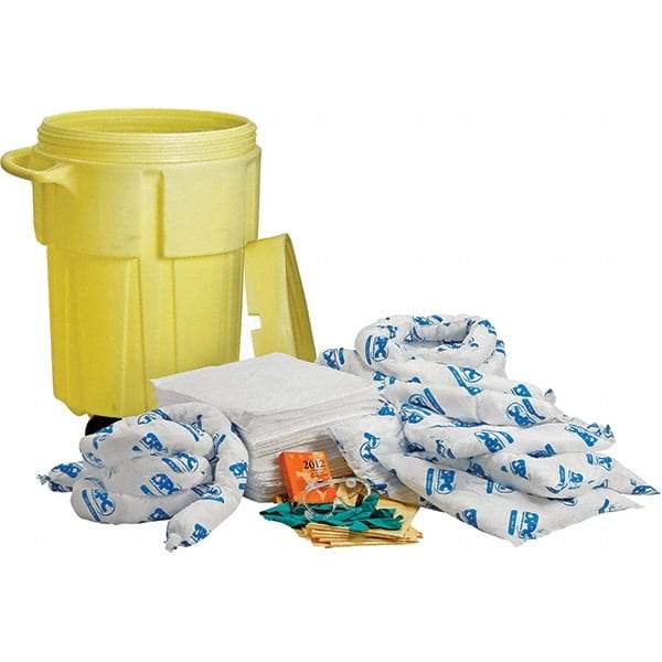 Brady SPC Sorbents - 38 Gal Capacity Oil Only Spill Kit - 55 Gal Polyethylene Drum - A1 Tooling