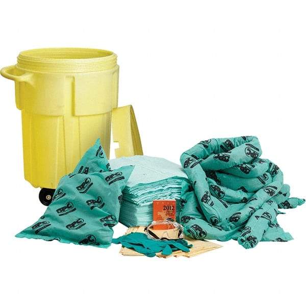 Brady SPC Sorbents - 38 Gal Capacity Chemical Spill Kit - 55 Gal Polyethylene Drum - A1 Tooling