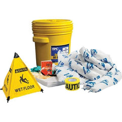 Brady SPC Sorbents - 17 Gal Capacity Oil Only Spill Kit - 20 Gal Polyethylene Drum - A1 Tooling