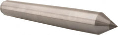 Riten - 1.289" Head Diam, Carbide-Tipped Steel Standard Point Solid Dead Center - B&S 10 Brown & Sharpe Taper, 1.289" Point Diam, 2-1/4" Point Length, 8-9/16" OAL - A1 Tooling