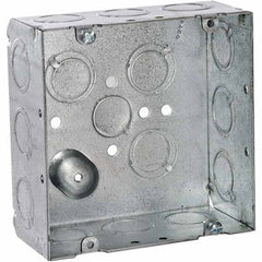 Hubbell-Raco - 4.69 x 4.688 x 2.188" Steel Square Device Box - A1 Tooling