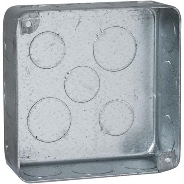 Hubbell-Raco - 4 x 4 x 1.563" Steel Square Junction Box - A1 Tooling