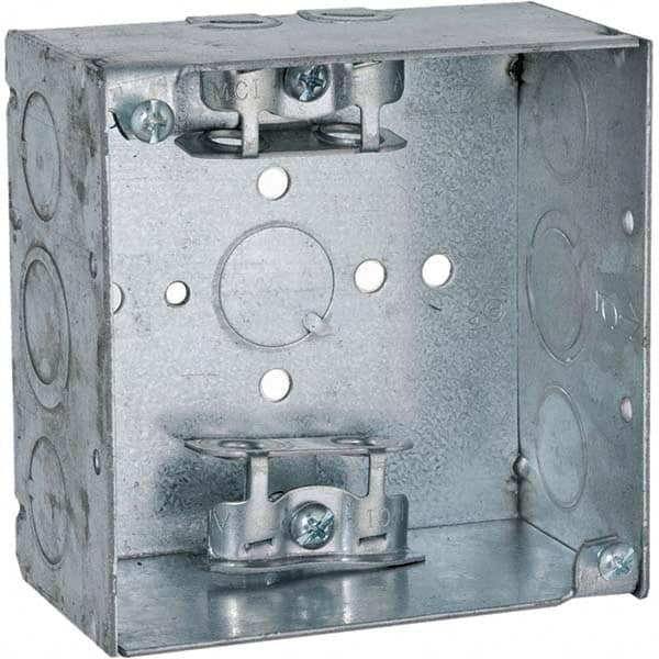 Hubbell-Raco - 4 x 4 x 2.188" Steel Square Device Box - A1 Tooling