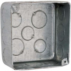 Hubbell-Raco - 4 x 4 x 2.188" Steel Square Junction Box - A1 Tooling