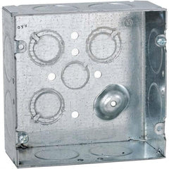 Hubbell-Raco - 4.69 x 4.688 x 2.188" Steel Square Device Box - A1 Tooling